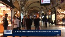 i24NEWS DESK | U.S. resumes limited visa service in Turkey | Monday, November 6th 2017