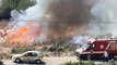 Incêndio de grandes proporções mobiliza corpo de bombeiros em Sousa