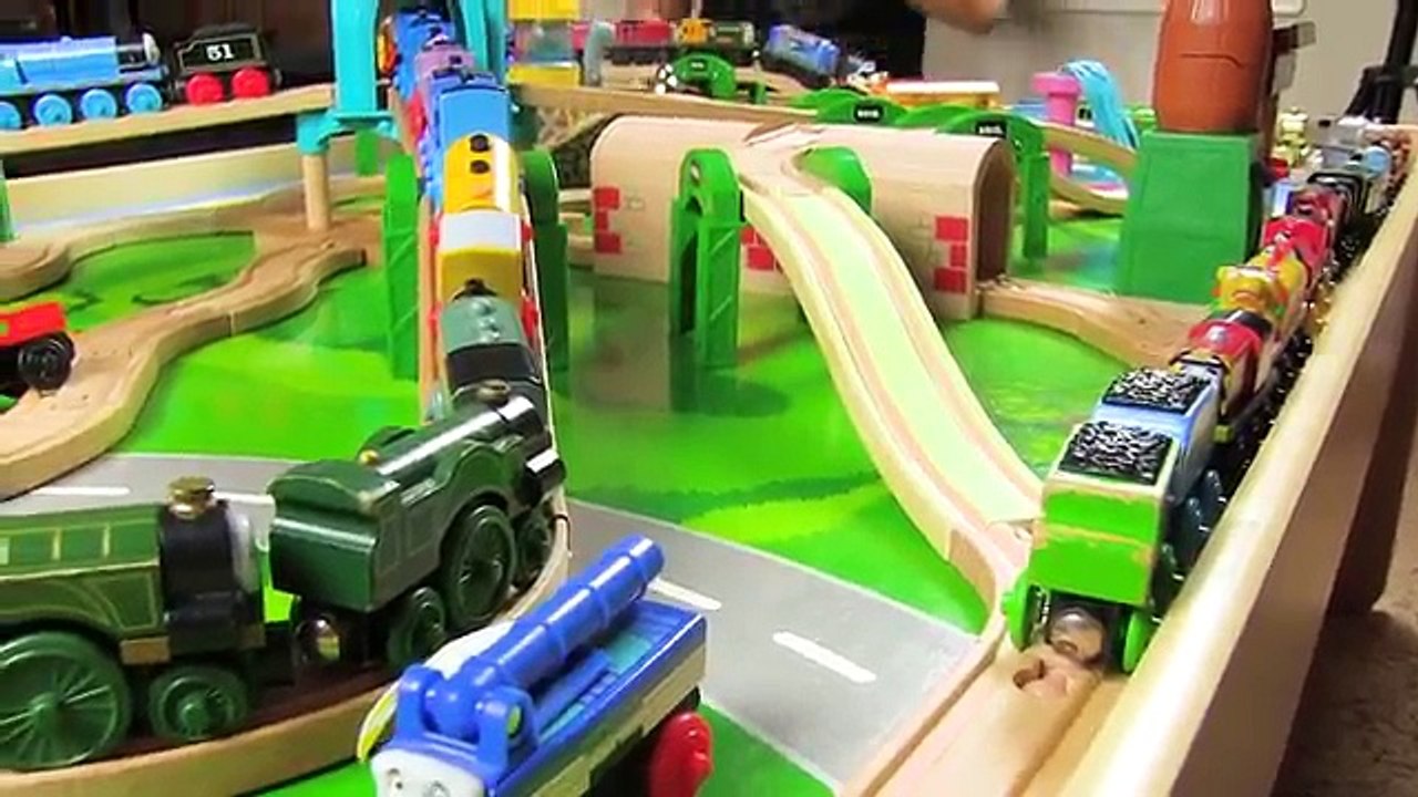 Thomas Train Huge Train Collection | Thomas and Friends Wooden Play Table | Toy Trains for Kids
