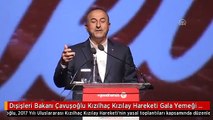 Dışişleri Bakanı Çavuşoğlu Kızılhaç Kızılay Hareketi Gala Yemeği (1)