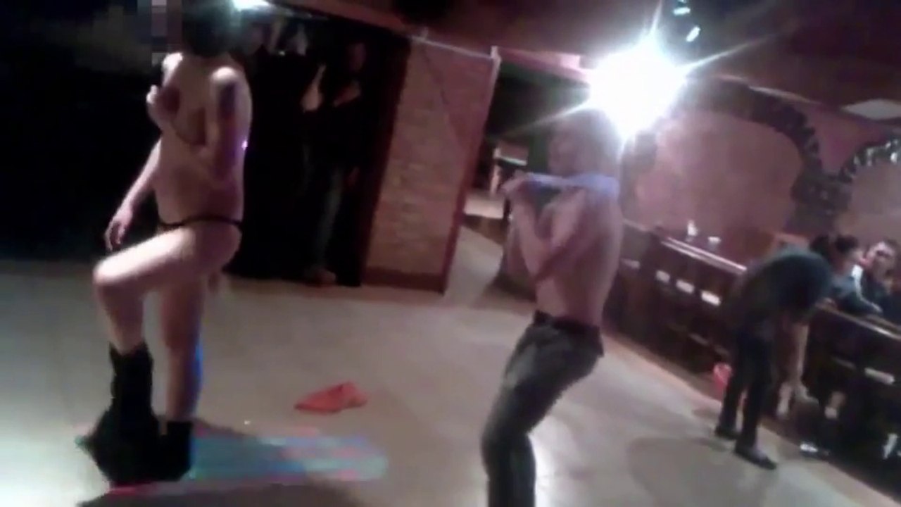 Mum strips NAKED in bar but gets BATTERED by furious woman