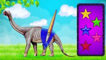 Colors and Names Vegetables & Fruits for Kids With Dinosaur I Funny Videos for Toddlers Children