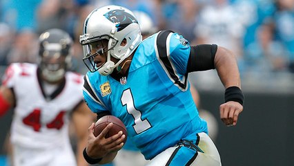 Cam Newton fools Falcons' defense, takes bootleg 34 yards