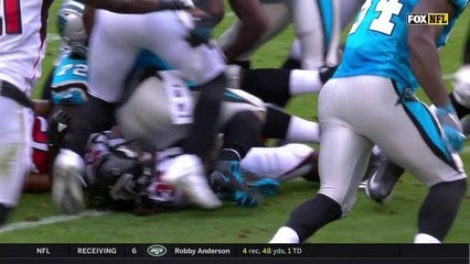 Neal strips Stewart for second time, Trufant recovers
