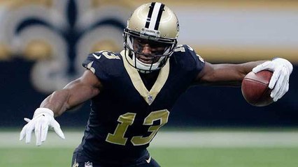 Michael Thomas drags defender to convert first down