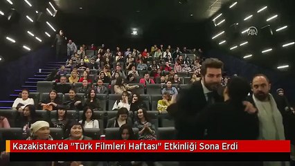 Kazakistan'da "Türk Filmleri Haftası" Etkinliği Sona Erdi