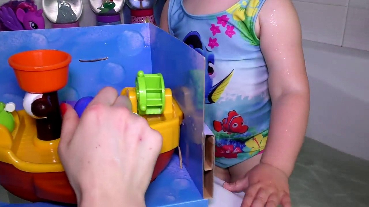 ★ Свинка Пеппа и Пиратский Корабль Купаемся в Пене и Шариках Peppa Pig and Pirates Ship Game bath