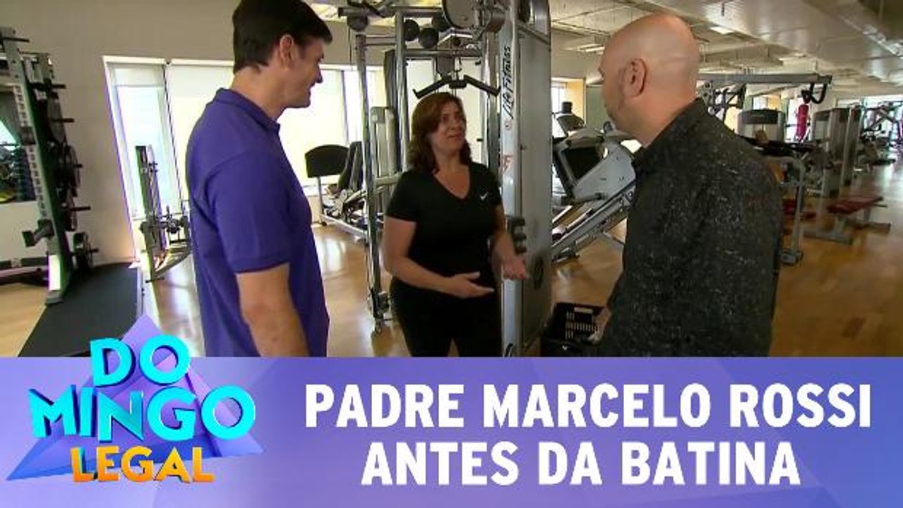 Padre Marcelo Rossi antes da batina