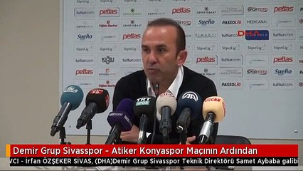 Demir Grup Sivasspor - Atiker Konyaspor Maçının Ardından
