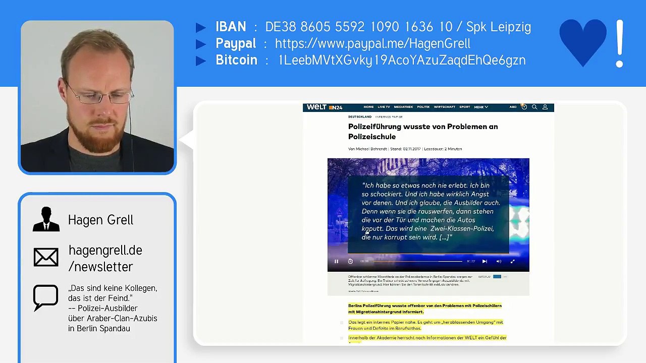 NOTRUF! Araber-Clans unterwandern Polizei in Berlin Spandau ++ Ausbilder der Akademie warnt