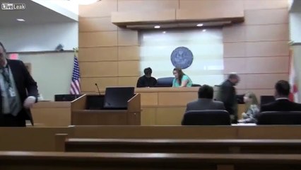 Lawyer for Sandy Hook parent loses it on Journalist for Filming in Courtroom.