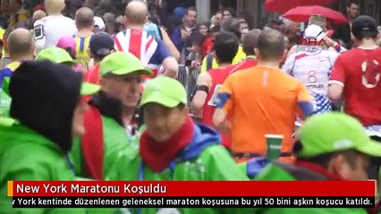 New York Maratonu Koşuldu