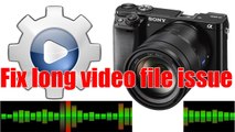 Sony A6000. TSMuxer. FCPX. Gap in audio track in long video files is fixed.