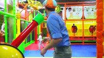 Blippi Playing at the Play Place with Toy Scouts | Funtastic Playtorium