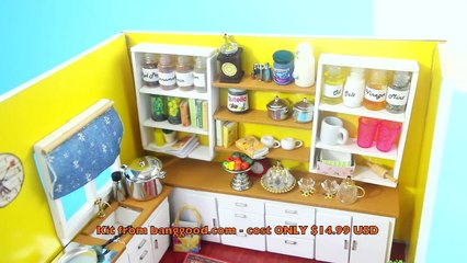 How to Make Miniature Kitchen - DIY Tutorial