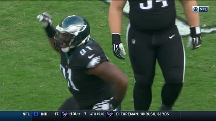 Rodney McLeod returns INT off Brock Osweiler 50 yards