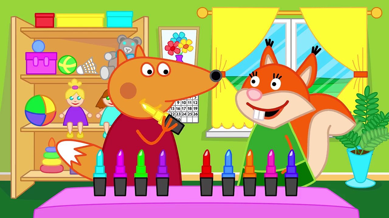 Fox Family GIFT Parents gave a puppy Сhild threw his favorite TOY New Episodes! Finger Family