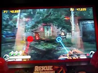 Tadd and Chris Play Jurassic Park Arcade Game (T-R