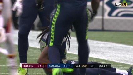 Kirk Cousins challenges Richard Sherman deep, nearly gets picked