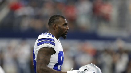 Dez soars across field with Peters on his heels for 17-yard catch