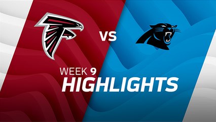 Falcons vs. Panthers highlights | Week 9