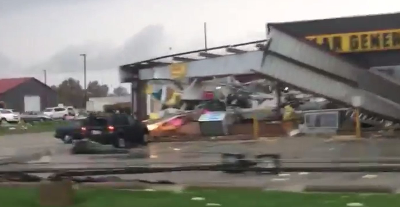 Damage Reported After Possible Tornado in Celina