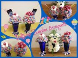 DIY Candy Bouquet: Dum Dums Tootsie Roll Lollipop Ice Cream Sundae | Sparkle by Monica