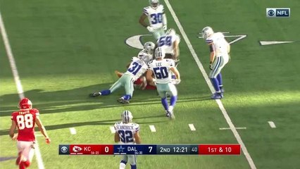 Alex Smith lasers pass to Travis Kelce for 22-yard gain