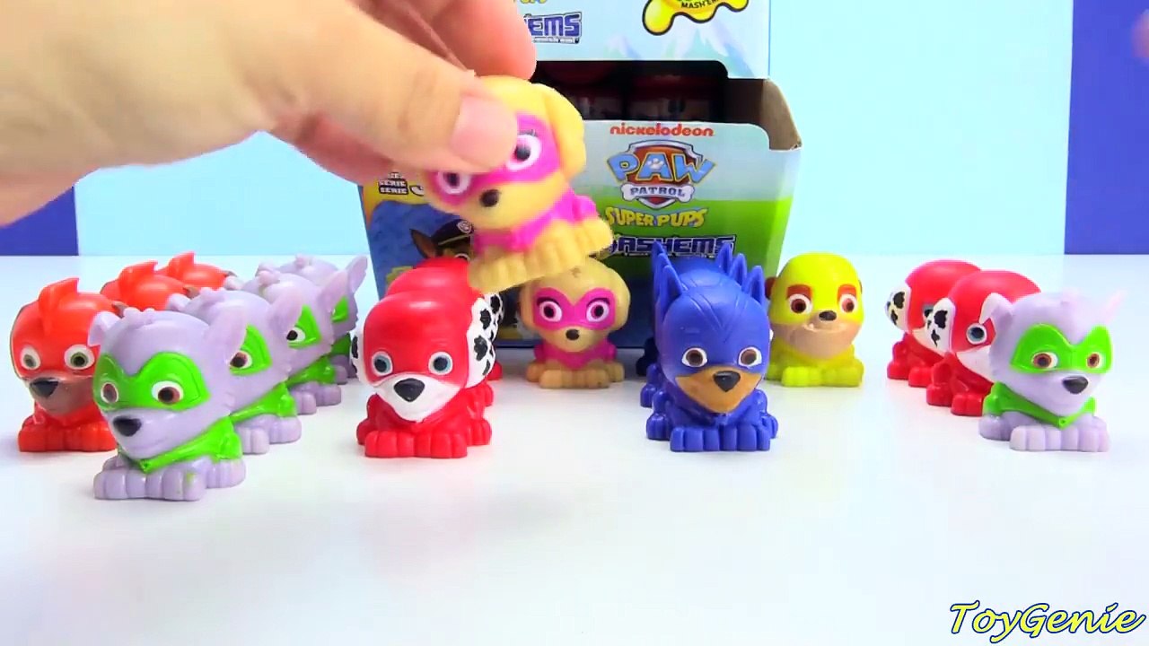 Learn Colors with Paw Patrol Super Pup Mashems