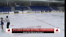 2018 Skate Ontario Sectional Qualifying - Junior Pairs Free Program