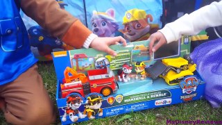 2017 Giant NEW PAW PATROL surprise Tent Lots of Mission Paw Toys