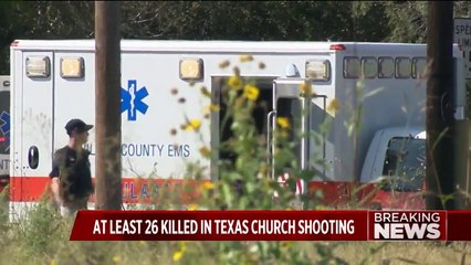 Video herunterladen: At Least 26 People Killed, Dozens More Injured in Texas Church Shooting