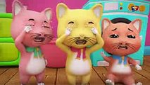 Trois petits chatons comptine pour enfants chatons riment en français Three Little Kittens Baby Song