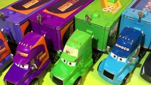 Lightning Mcqueen and jackson storm hauler cars 3 Haulers mack TOMICA Gale beaufort Disney