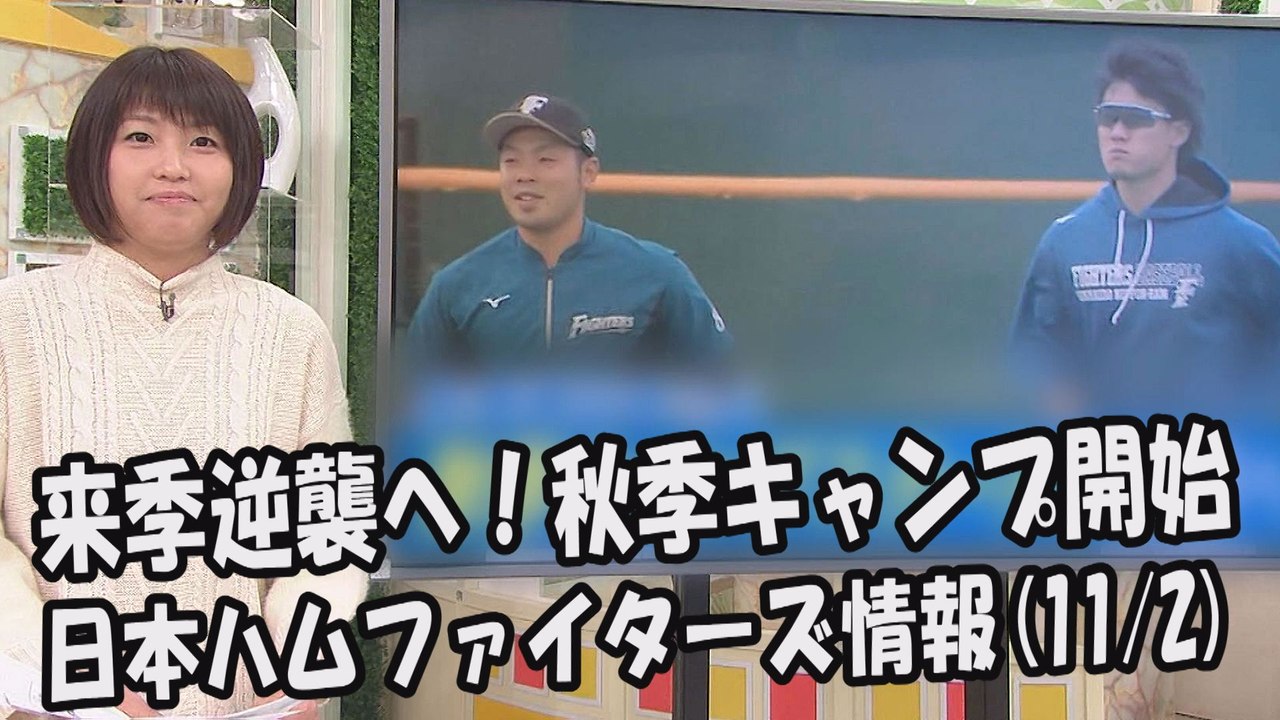 日本ハム 来季逆襲へ！秋季キャンプ開始 2017.11.2 日本ハムファイターズ情報 プロ野球