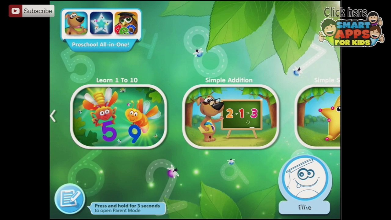 Cool Math Games for Kids Part 1 - free math games for preschool and kindergarten - Ellie