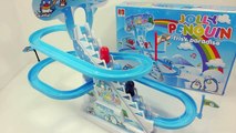 Jolly Penguin Frisk Paradise Kids Toys playset and play doh ball 펭귄 스키 썰매 장난감 놀이 플레이도우 볼