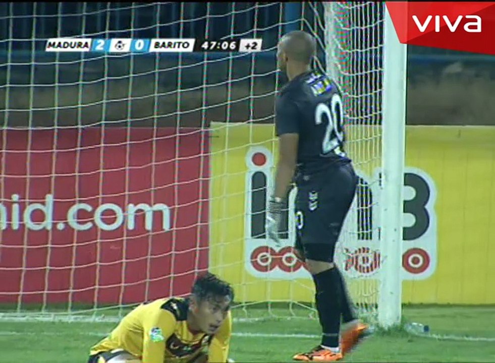 Gol dan Highlight Madura United vs Barito Putera