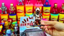 Giant Iron Man Play Doh Surprise Egg Opening - Marvel Super Hero Iron Man Mark 42