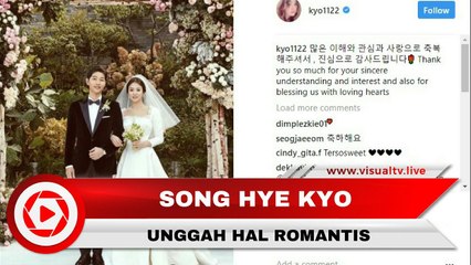 Romantisnya Postingan Instagram Song Hye Kyo Bikin Netizen Baper