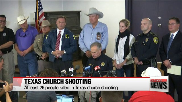 At least 26 people killed in Texas church shooting
