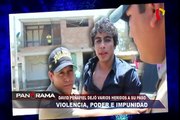 Violencia, poder e impunidad : joven agresor hirió a varias personas y está libre