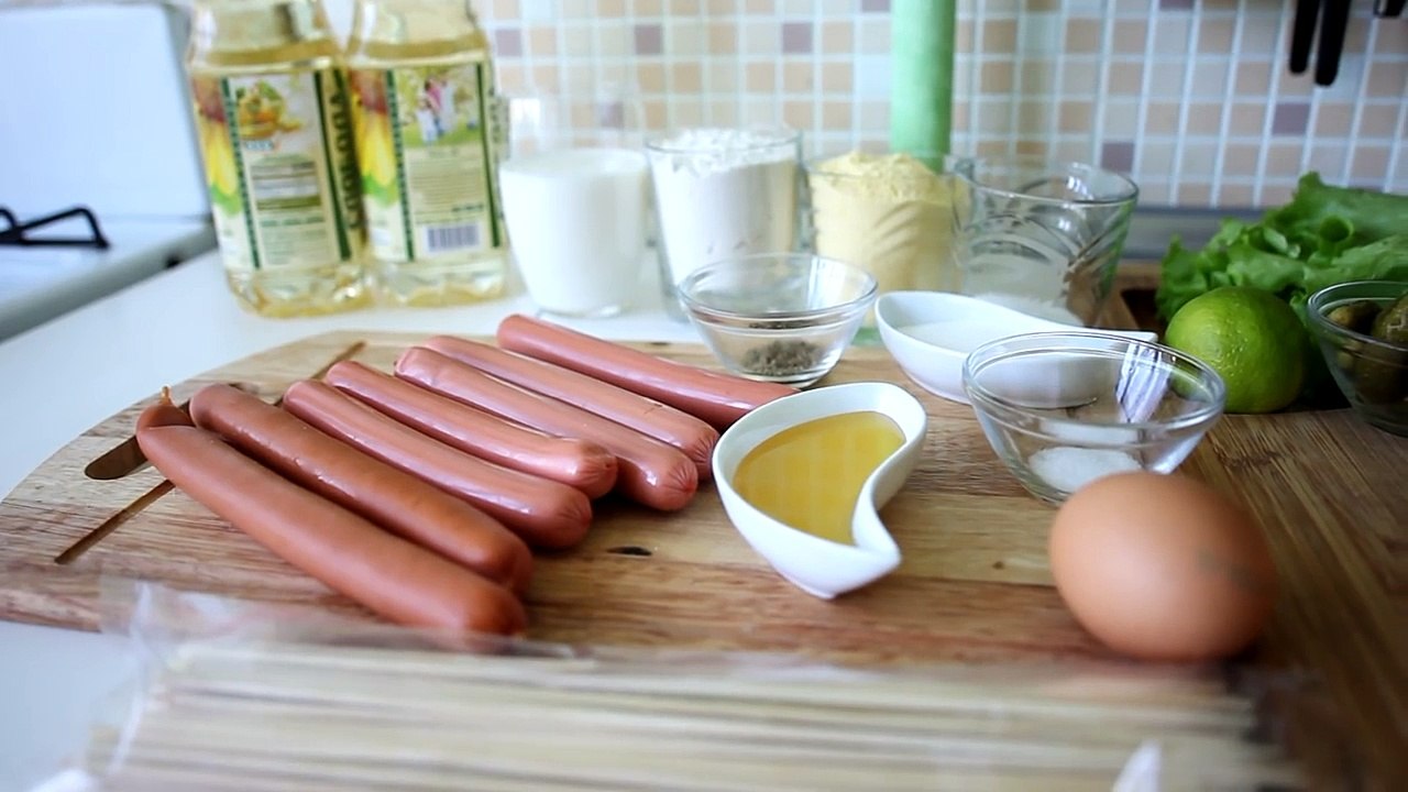 Корндог и хот-дог