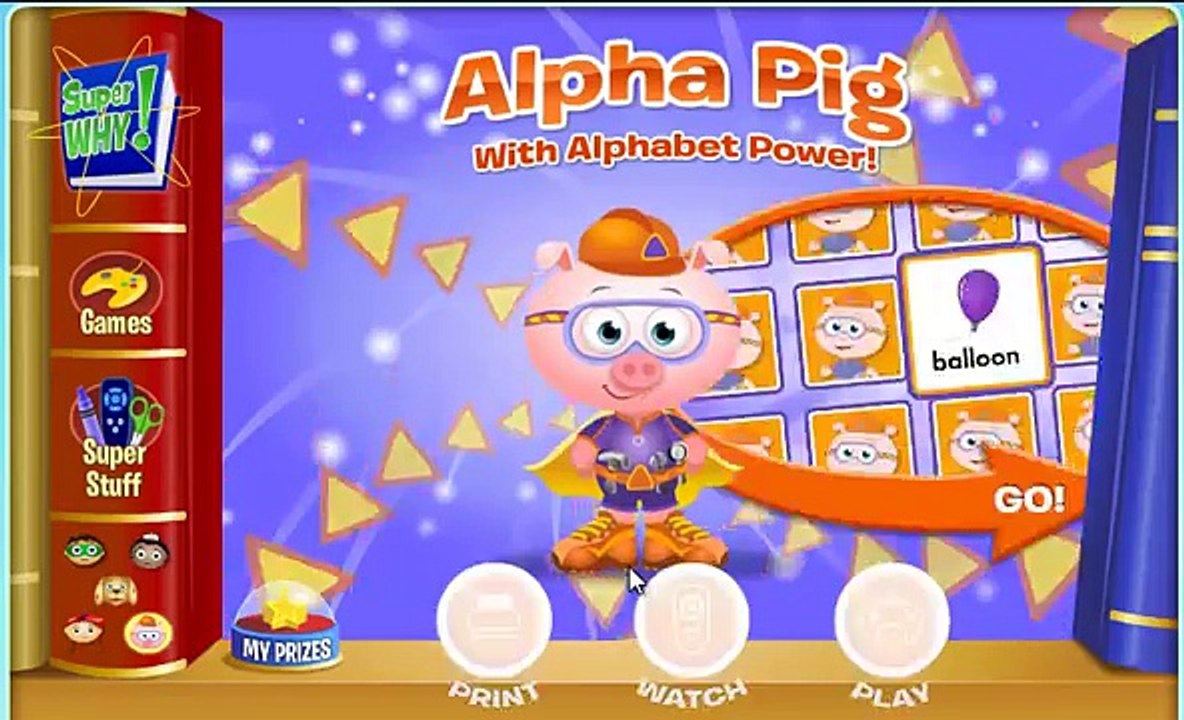 Alpha Pig Bingo