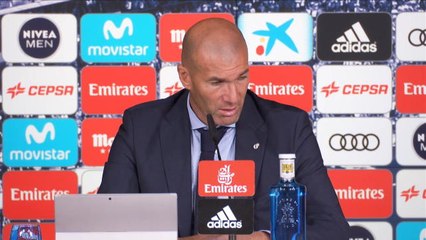 11e j. - Zidane : " Beaucoup de travail individuel à venir"