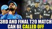 India vs NZ 3rd T20I : Thiruvananthapuram match under heavy rain threat | Oneindia News