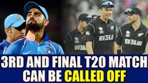 India vs NZ 3rd T20I : Thiruvananthapuram match under heavy rain threat | Oneindia News