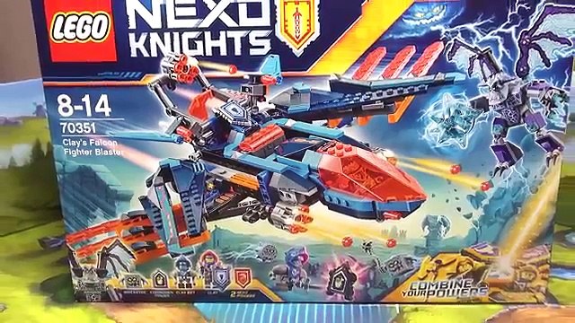LEGO Nexo Knights 70351 Самолёт-истребитель Сокол Клэя. Новинка Лего Нексо Найтс 2017