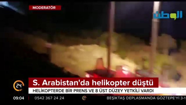Bir prens ve 8 üst düzey yönetici helikopter kazasında öldü