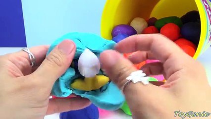 Play Doh Giant Bucket of Surprises LEARN Colors with Paw Patrol, Shopkins, and More